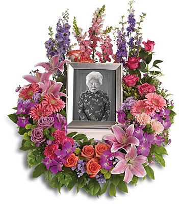 In Memoriam Wreath from Richardson's Flowers in Medford, NJ